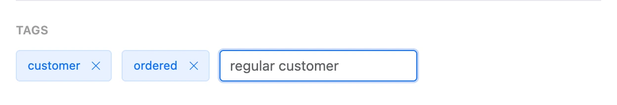 Contact tags and the new tag field